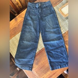 Old Navy Women's Flare & Wide Leg Jeans - Dark Blue